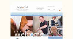 Desktop Screenshot of capitolmetrophysicaltherapy.com